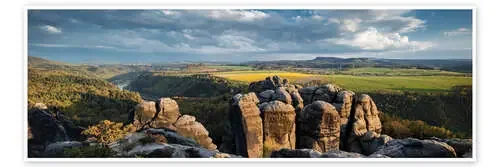 Schrammsteine en primavera de Tobias Richter