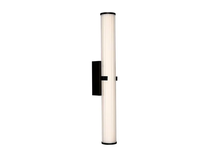 Searchlight Led svart vgglampa 23W.IP44