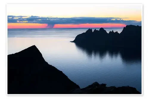 Silhouettes of mountains, Senja island de Roberto Sysa Moiola