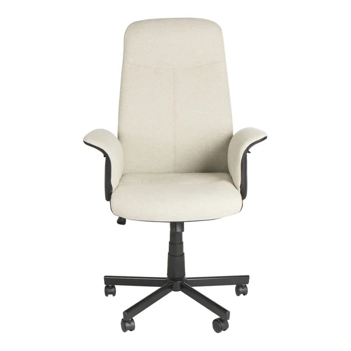 Silla de oficina KIRA color beige y negro
