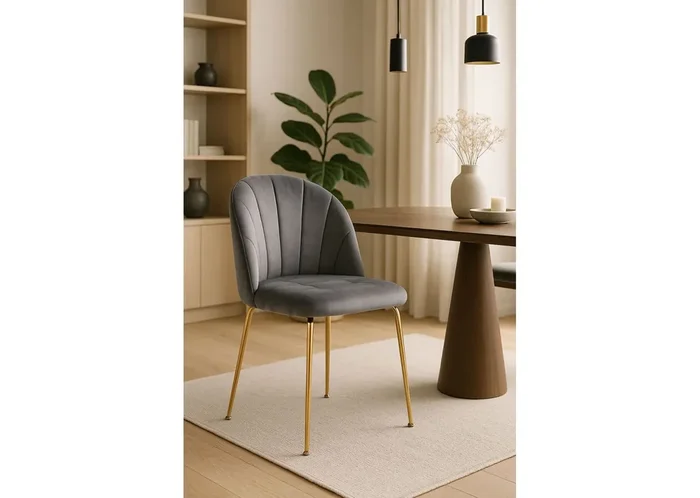 Silla Laget Gold Terciopelo
