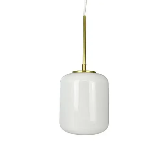 Silvia 15 Lámpara Colgante Opal/Brass – DybergLarsen