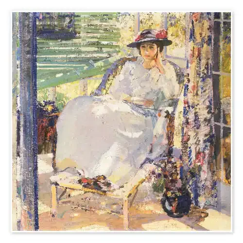 Sitting in the sun de Richard Emil Miller Bridgeman Images