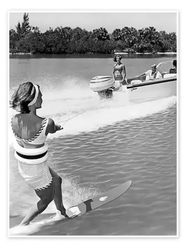 Slalom Water Skis, USA, 1963 de Vintage Water Ski Collection Bridgeman Images