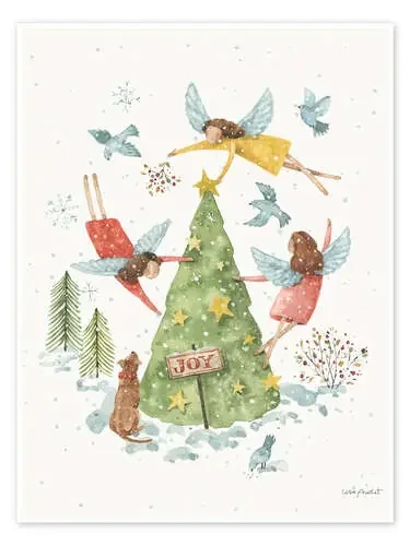 Snow Angels II de Lisa Audit Roaring Brook Art
