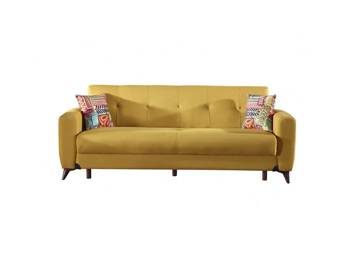 Sofá cama DORIAN 3 plazas amarillo