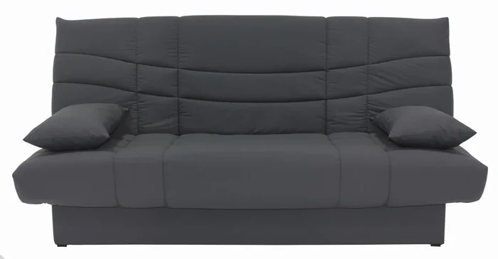 Sofá cama PORTO reversible 3 plazas gris oscuro