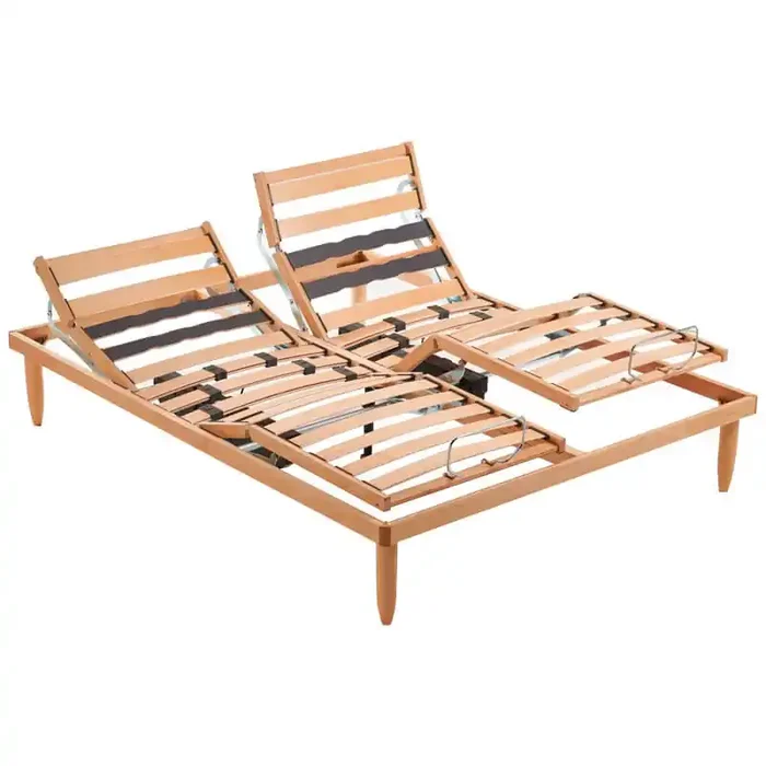 Somier cama articulado de láminas Natural regulable