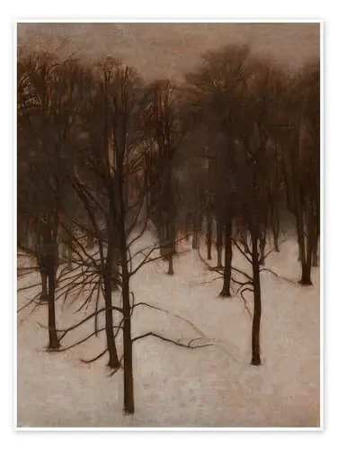 Søndermarken Park in Winter de Vilhelm Hammershøi Master Collection