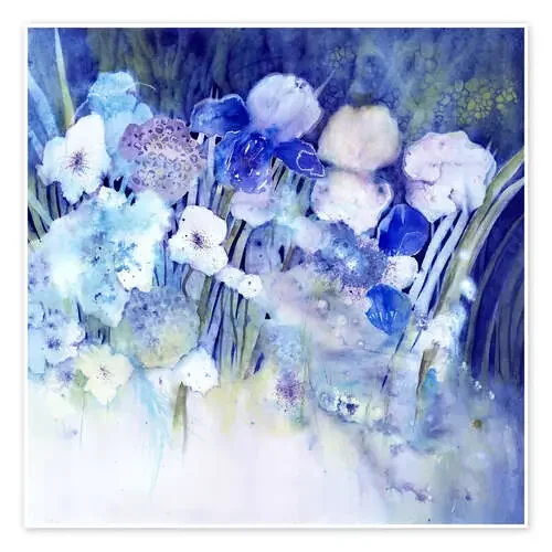 Spring garden with iris de Sabina von Arx