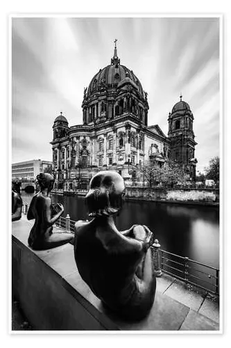 Statues in front of the Berlin Cathedral de Sebastian Rost
