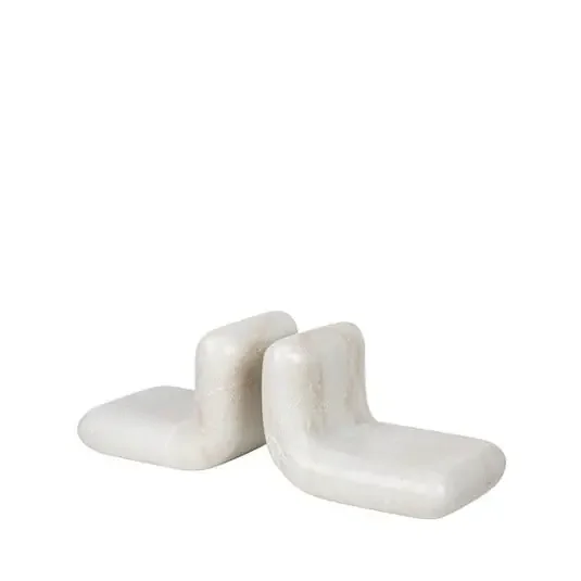 Stone Bookends 2 pcs. Escultura White – Tom Dixon