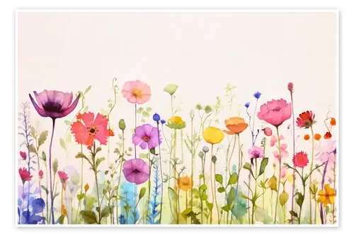Summer Meadow Watercolour de Andrea Haase