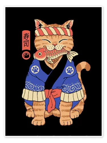 Sushi Meowster de Vincent Trinidad 1x