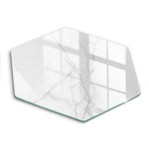 Tabla de cortar de vidrio Fondo de piedra de mármol