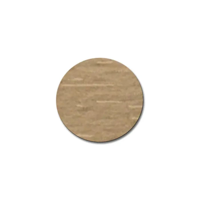 TAPON ADHESIVA HAYA NATURAL 13MM (100U)