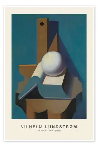 The Architecture, 1932 de Vilhelm Lundstrøm Exhibition Posters