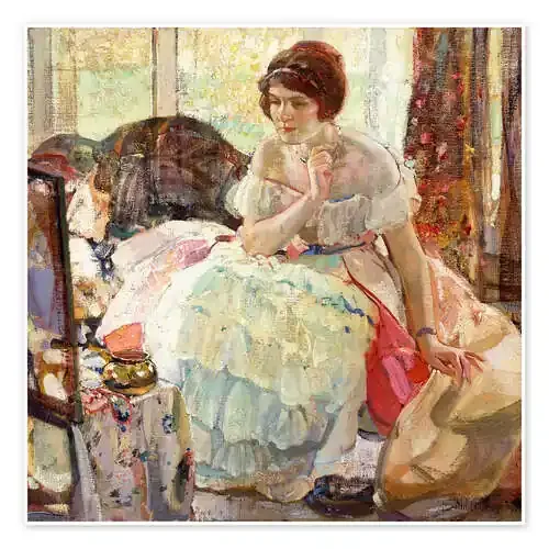 The Necklace de Richard Emil Miller Bridgeman Images