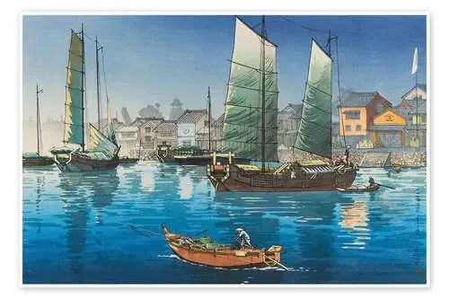 The port of Akashi de Koitsu Tsuchiya akg-images