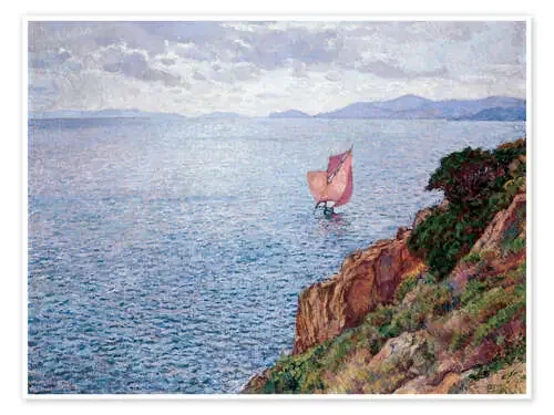 The Red Sail de Theo van Rysselberghe Heritage Images