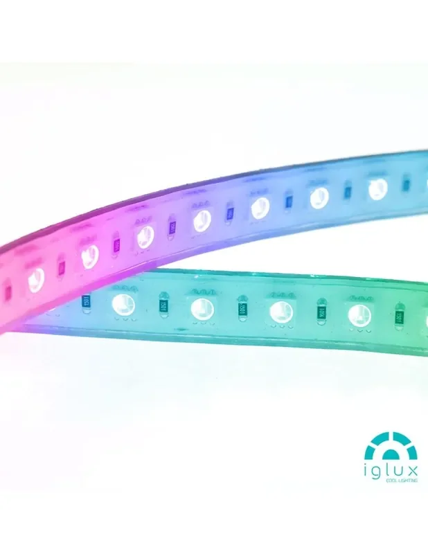 TIRA LED AC220 11W SMD5050 IP67 RGB