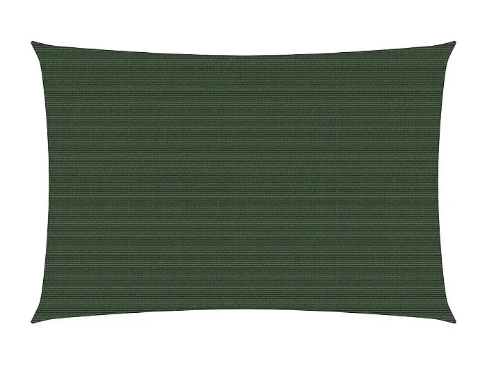 Toldo de vela verde oscuro HDPE 160 g/m² 2,5×3,5 m ES888944