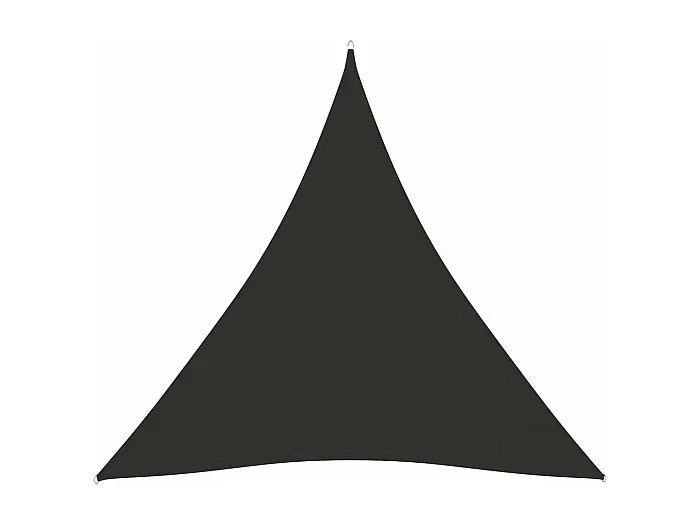 Toldo vela parasol triangular tejido Oxford 4 x 4 x 4 m antracita 02_0009862