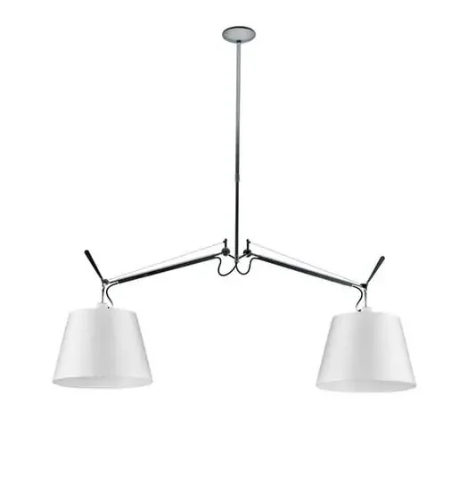 Tolomeo Basculante Lámpara Colgante Ø320 Satin – Artemide