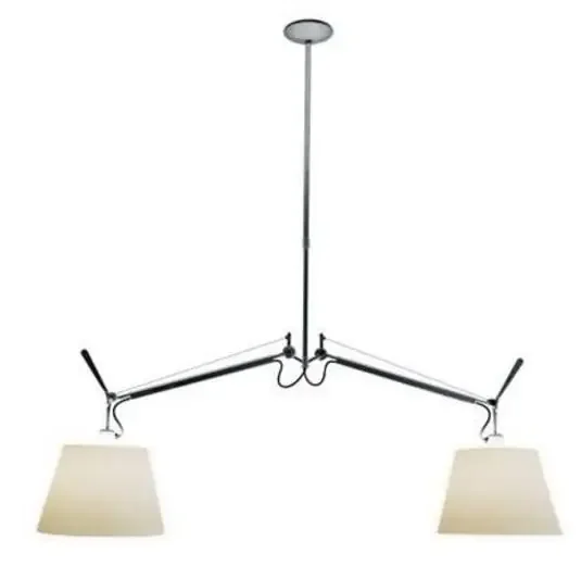 Tolomeo Basculante Lámpara Colgante Ø420 Pergamino – Artemide