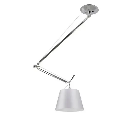 Tolomeo Decentrata Lámpara Colgante Ø24 Gris – Artemide