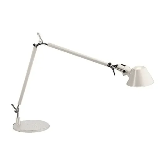 Tolomeo Lámpara de Sobremesa E27 Blanco con Base Blanco – Artemide