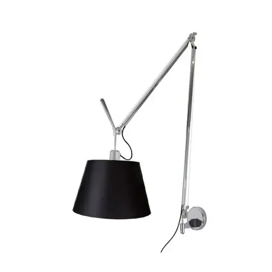 Tolomeo Mega Aplique de Pared con Regulador Aluminio /Negro – Artemide