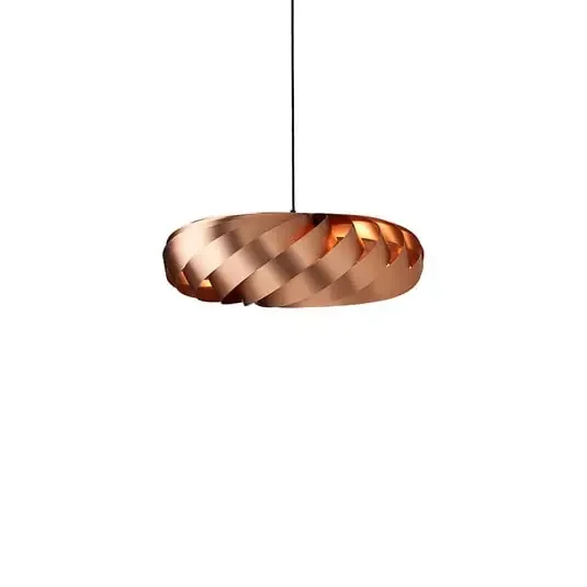 TR5 Lámpara Colgante Ø40 Aluminium Copper – Tom Rossau