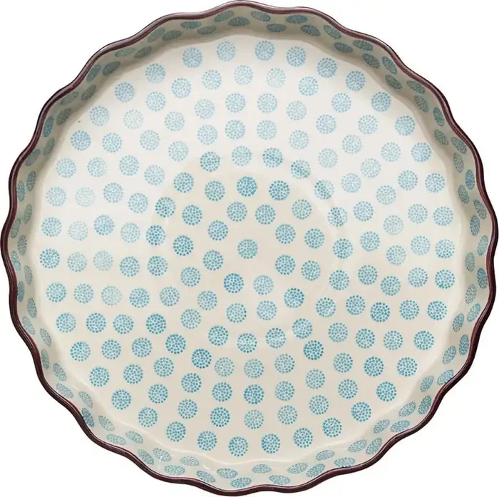Tranquillo Molde Quiche Retro Azul