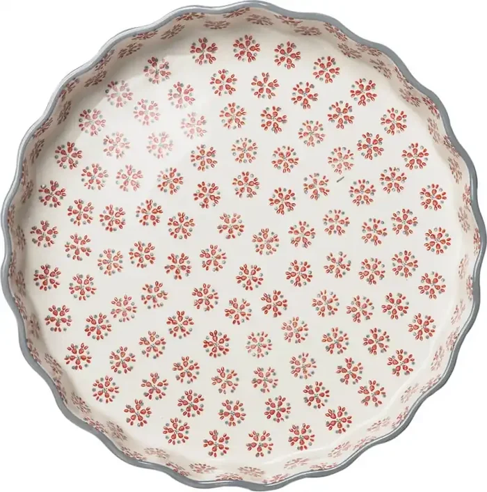 Tranquillo Molde Quiche Retro Rojo