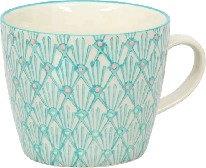 Tranquillo Taza Azul Art Deco