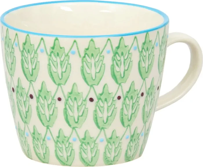 Tranquillo Taza Verde Art Deco