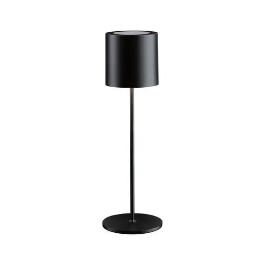 Tuni Portable Lámpara de Sobremesa IP44 Matt Negro – Paulmann