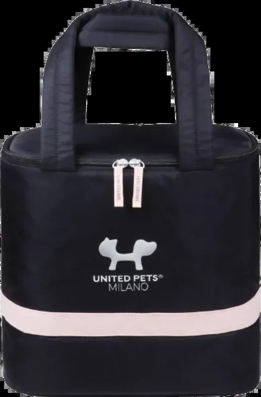United Pets Travel Bag ECO – Bolsa Transportín, Negro/verde