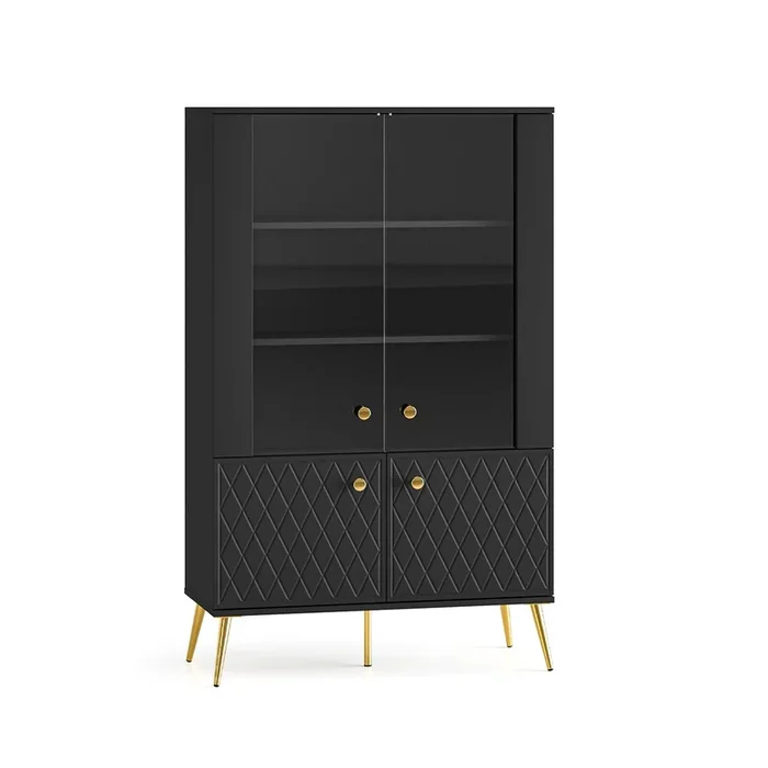 Vajillero 4 puertas Manoé Negro