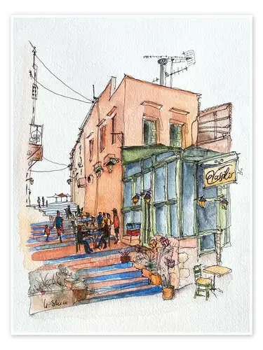 Vassilis Restaurant in Rethymnon de Hartmut Buse