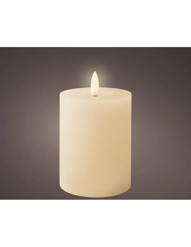 Vela de cera led color crema, ø7 x 11,20 cm 8720725571006 72804 LUMINEO