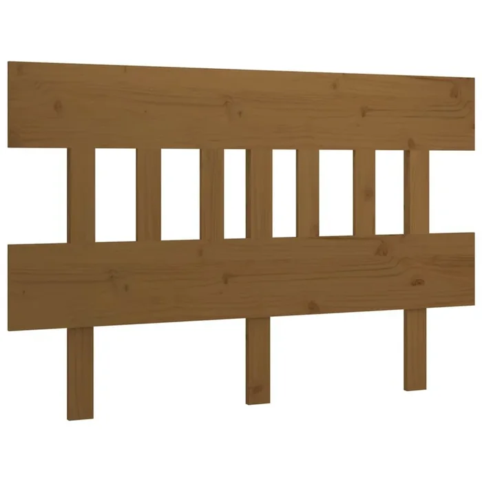 vidaXL Cabecero de cama madera maciza de pino marrón miel 153,5x5x81cm