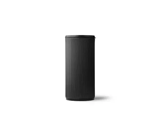Vipp18 Open Top Bin Black/Black – Vipp