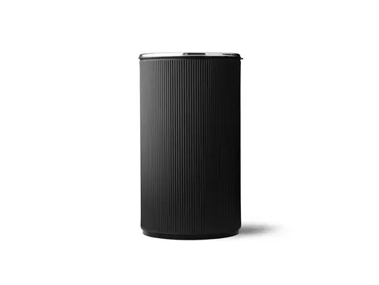 Vipp19 Open Top Bin Black/Polished – Vipp