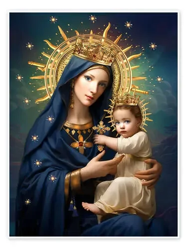 Virgin Mary with Baby Jesus II de Mark Ashkenazi