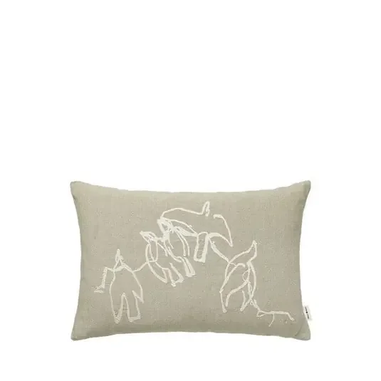Vuelo Cushion Cover Elm Green – Ferm Living