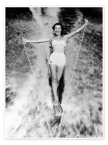 Water Skiing Vibes de Vintage Water Ski Collection akg-images
