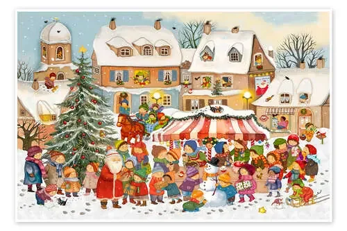 Winter Atmosphere on the Market Square de Marion Krätschmer