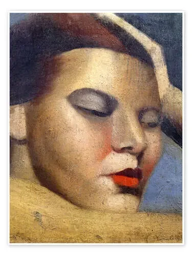 Woman‘s head de Tamara de Lempicka
